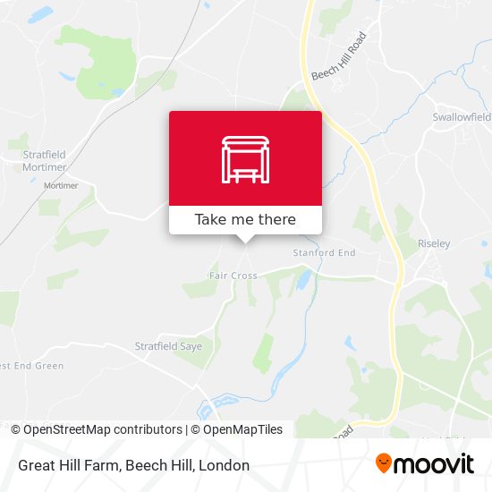 Great Hill Farm, Beech Hill map