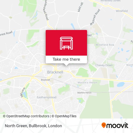 North Green, Bullbrook map