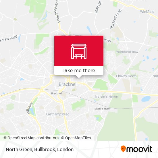 North Green, Bullbrook map