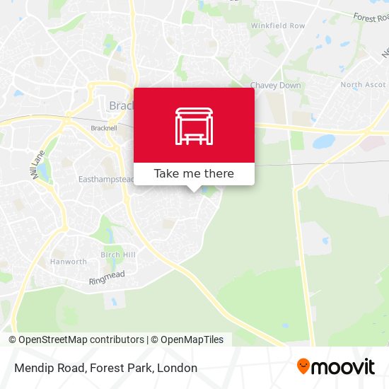 Mendip Road, Forest Park map