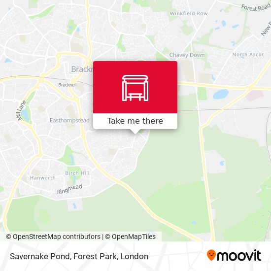 Savernake Pond, Forest Park map
