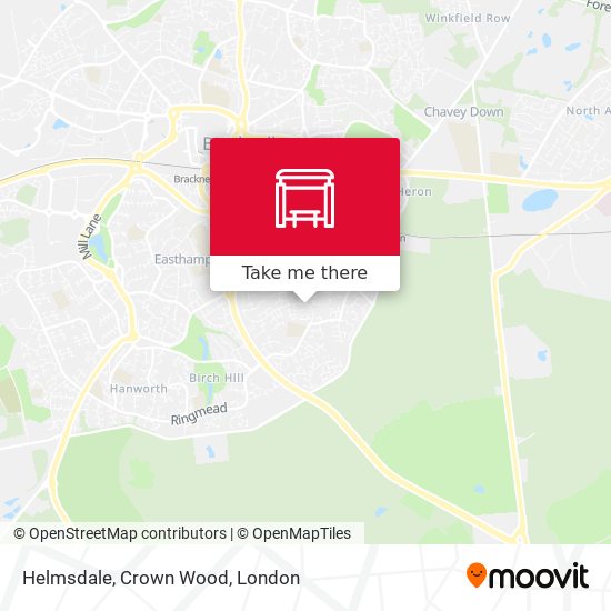 Helmsdale, Crown Wood map