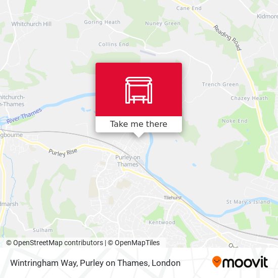 Wintringham Way, Purley on Thames map