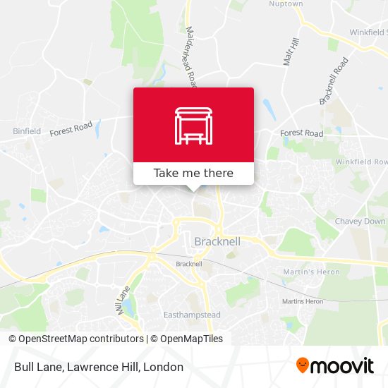 Bull Lane, Lawrence Hill map