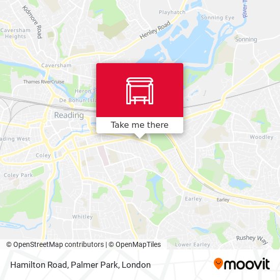 Hamilton Road, Palmer Park map