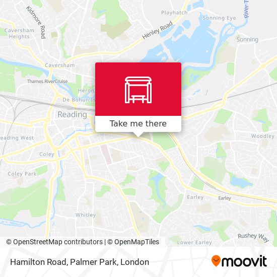 Hamilton Road, Palmer Park map