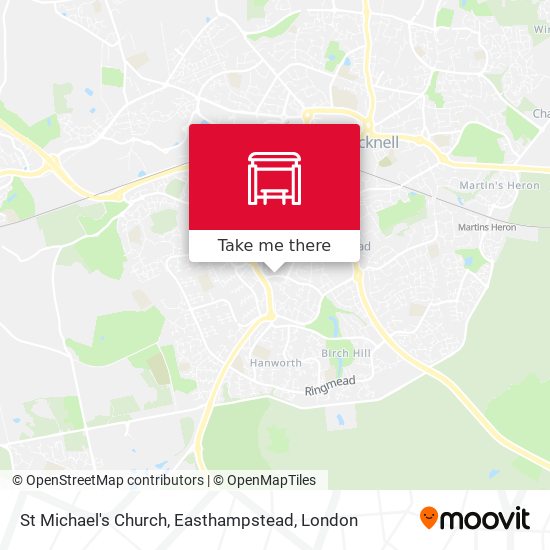 St Michael's Church, Easthampstead map