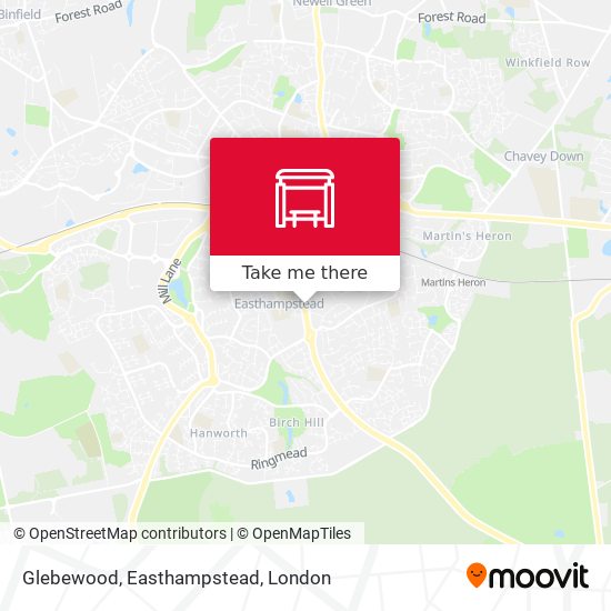 Glebewood, Easthampstead map