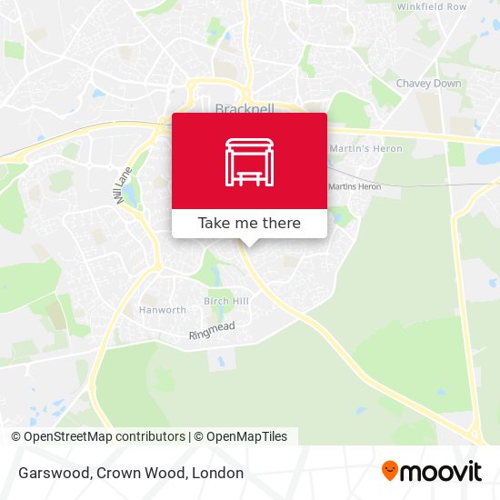 Garswood, Crown Wood map