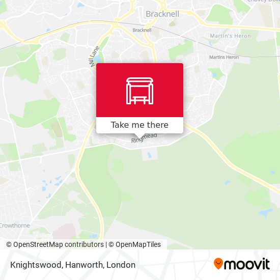 Knightswood, Hanworth map