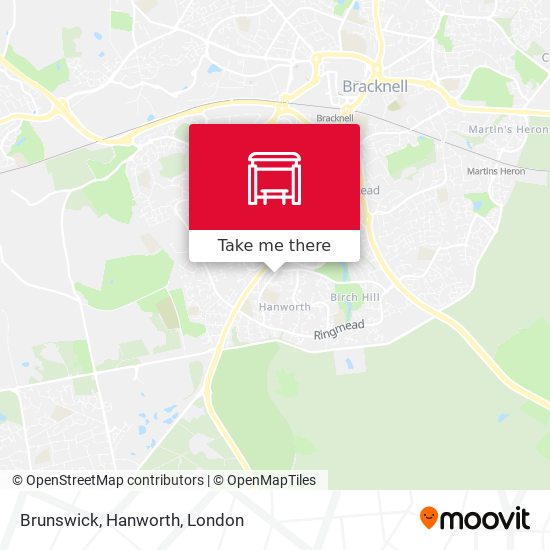 Brunswick, Hanworth map