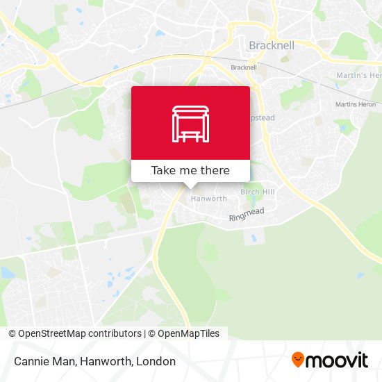 Cannie Man, Hanworth map