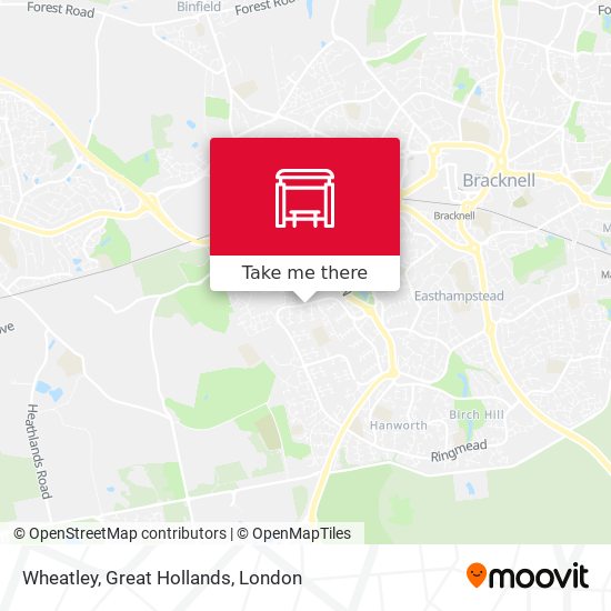 Wheatley, Great Hollands map