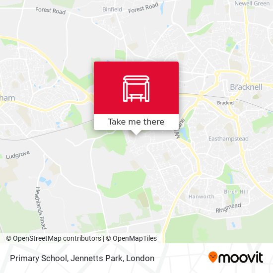 Primary School, Jennetts Park map