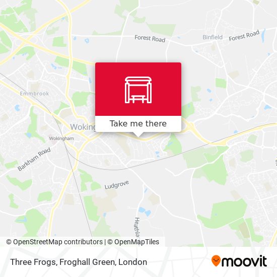 Three Frogs, Froghall Green map