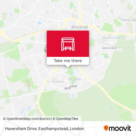 Haversham Drive, Easthampstead map