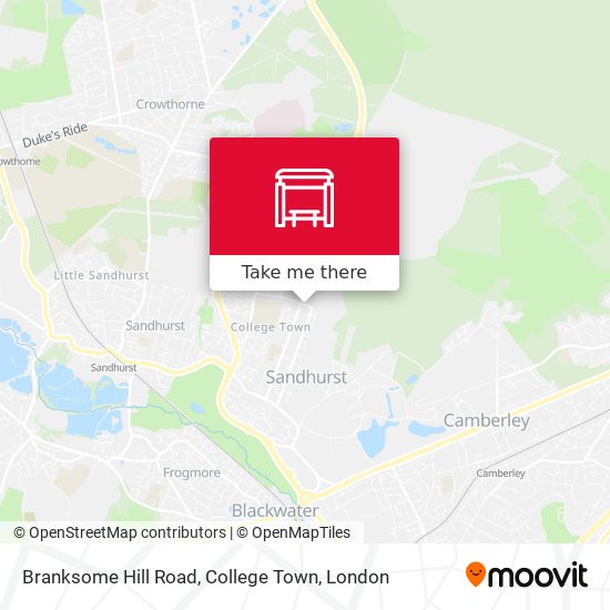 Branksome Hill Road, College Town map