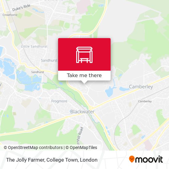 The Jolly Farmer, College Town map