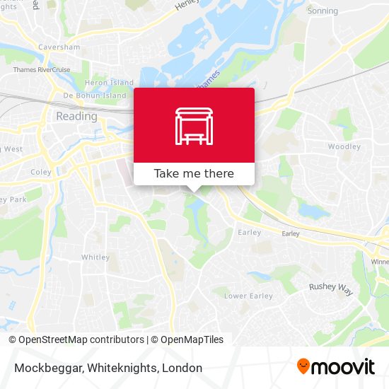 Mockbeggar, Whiteknights map