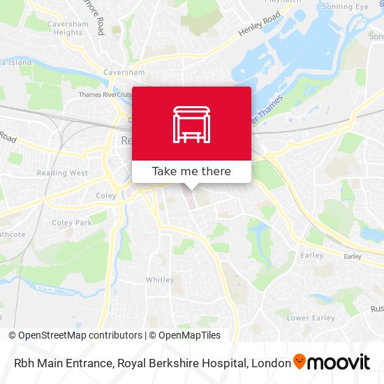 Rbh Main Entrance, Royal Berkshire Hospital map