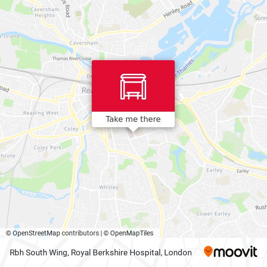 Rbh South Wing, Royal Berkshire Hospital map