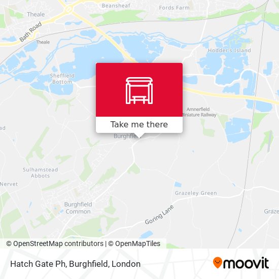 Hatch Gate Ph, Burghfield map