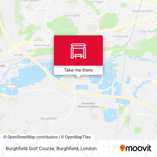 Burghfield Golf Course, Burghfield map