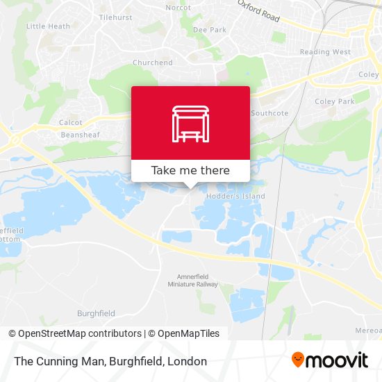 The Cunning Man, Burghfield map