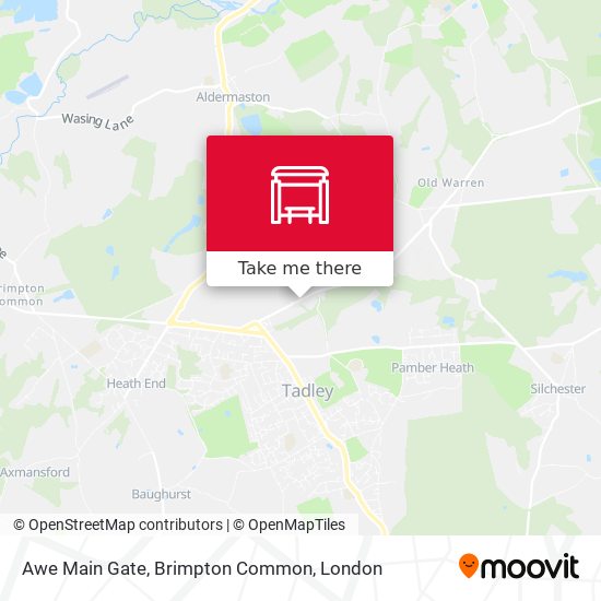 Awe Main Gate, Brimpton Common map