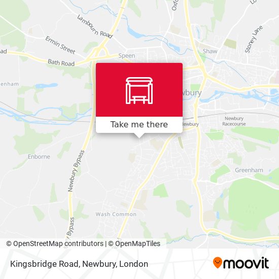 Kingsbridge Road, Newbury map