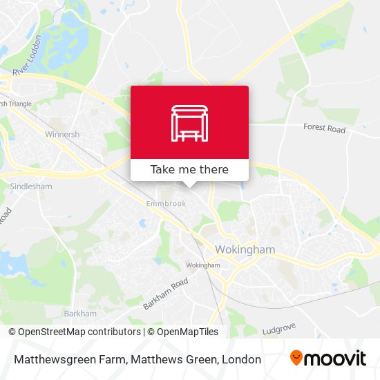 Matthewsgreen Farm, Matthews Green map