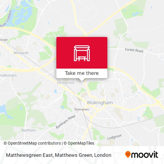 Matthewsgreen East, Matthews Green map