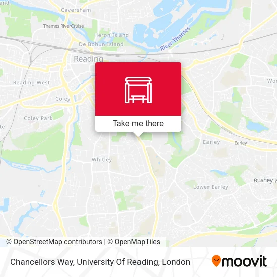 Chancellors Way, University Of Reading map