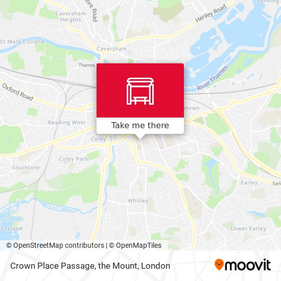Crown Place Passage, the Mount map
