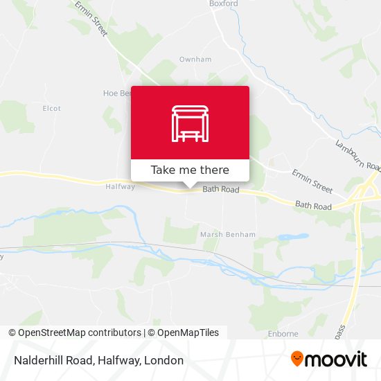 Nalderhill Road, Halfway map