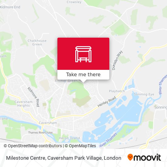 Milestone Centre, Caversham Park Village map