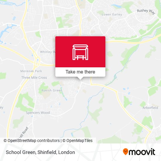 School Green, Shinfield map