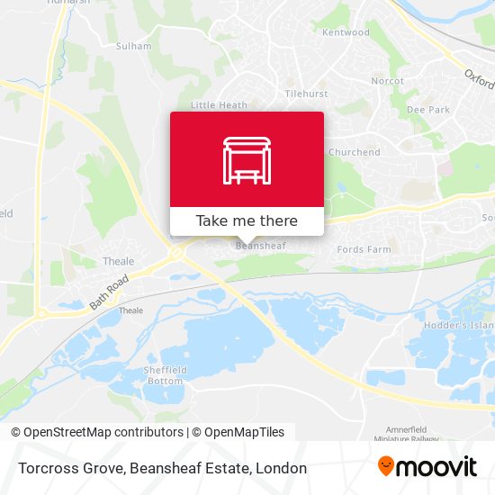 Torcross Grove, Beansheaf Estate map