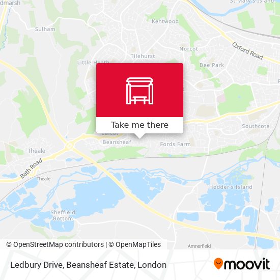 Ledbury Drive, Beansheaf Estate map