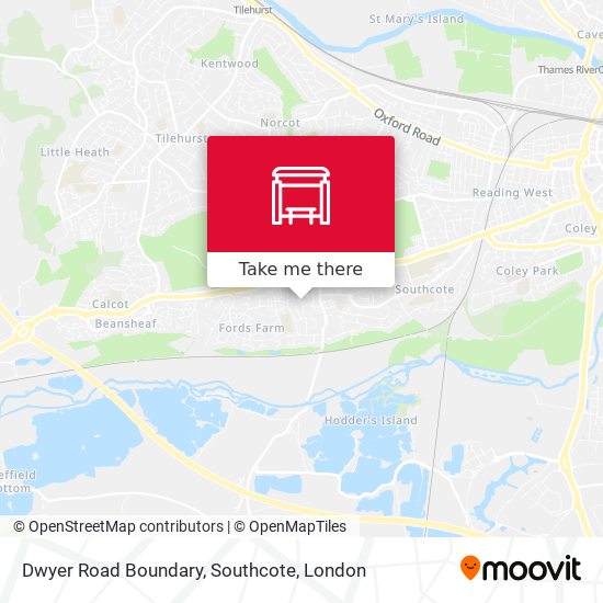 Dwyer Road Boundary, Southcote map