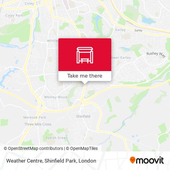 Weather Centre, Shinfield Park map