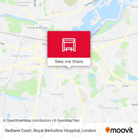Redlane Court, Royal Berkshire Hospital map