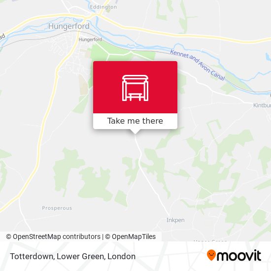 Totterdown, Lower Green map