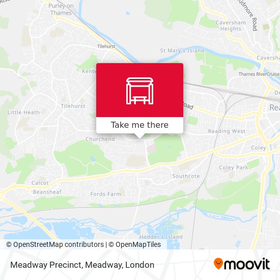 Meadway Precinct, Meadway map