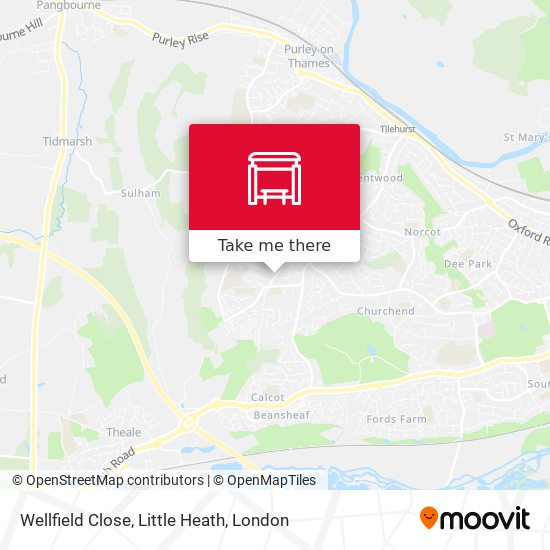 Wellfield Close, Little Heath map