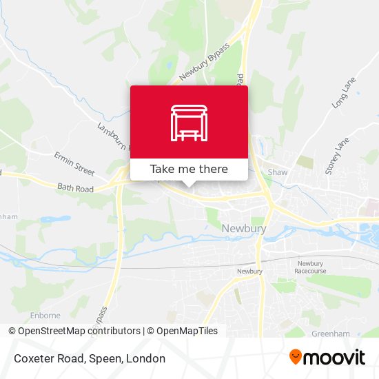 Coxeter Road, Speen map