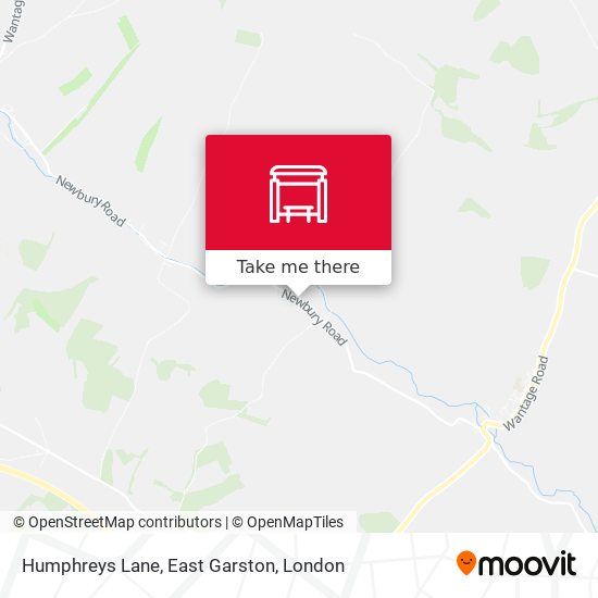 Humphreys Lane, East Garston map