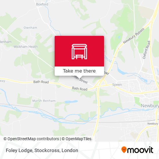 Foley Lodge, Stockcross map