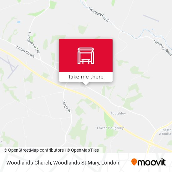 Woodlands Church, Woodlands St Mary map