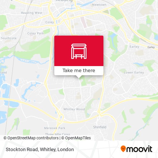 Stockton Road, Whitley map